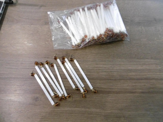 Lot De 20 Perles Rondes Lisses Transparentes 14mm - Ancien Stock - Pour Création Bijoux
