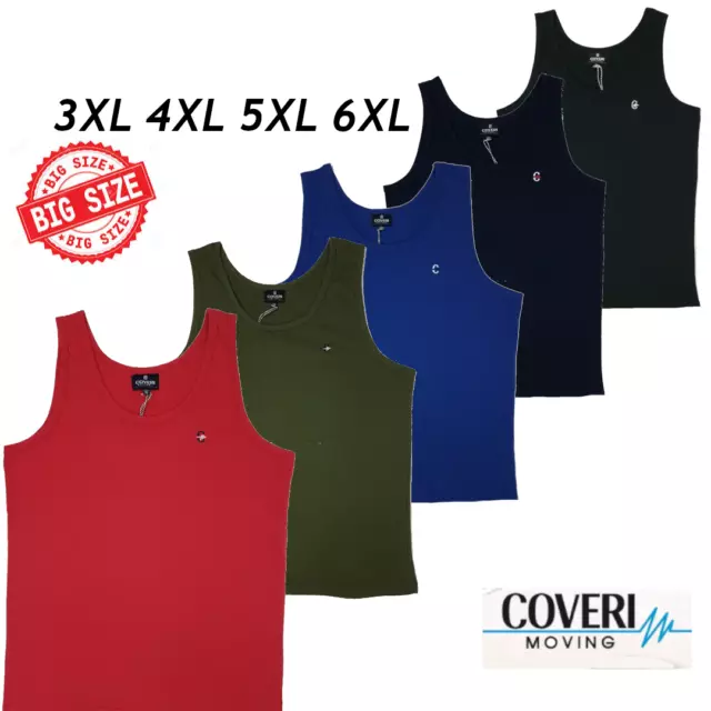 CANOTTA CANOTTIERA CANOTTIERE uomo cotone t shirt t shirt smanicata taglie forti EUR 18 99 PicClick IT