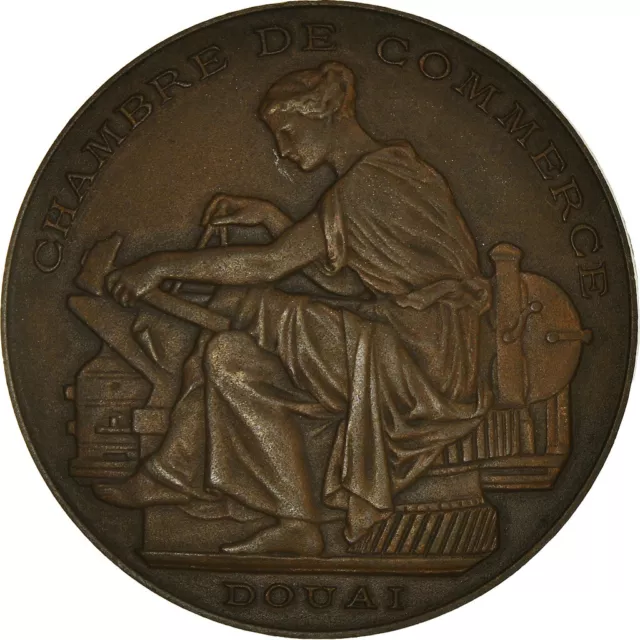 [#182687] France, Jeton, Chambre de commerce de Douai, SUP+, Bronze