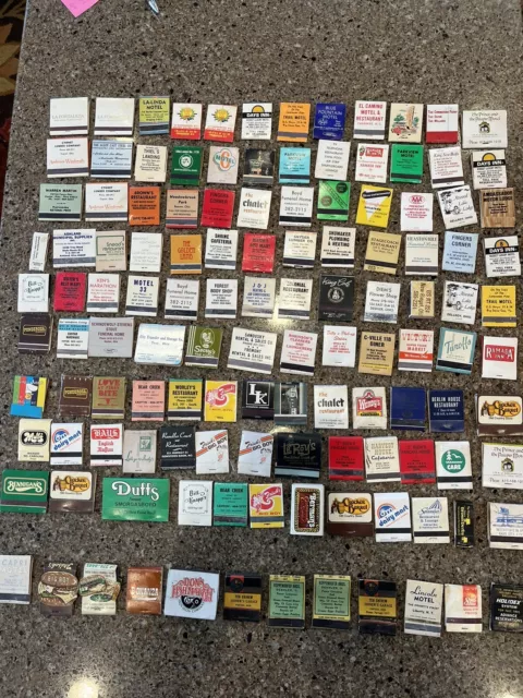 Vintage Lot 120+ Mostly Full Matchbooks Restaurant Big Boy Hotel/Motel Many Ohio