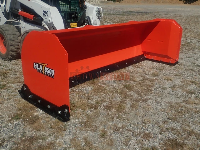 Brand New Hla 3500 Series 120" Snow Pusher Attachment For Skid Steer Loaders!