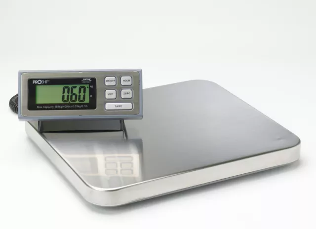 PROSHIP LARGE Digital 181Kg x 50g 400lb Heavy Duty Postal Parcel Platform Scales