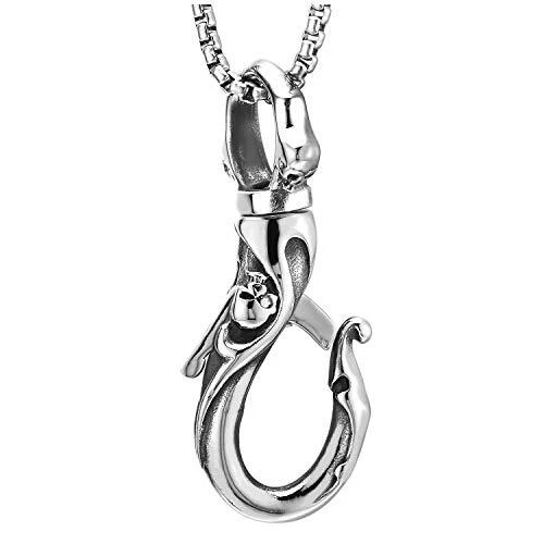 Pendentif Croix Celtique Acier Inoxydable - Collier Vintage Homme/femme 75cm