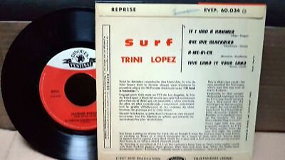 Trini Lopez ‎– Surf - If I Had A Hammer 45T NM/EX Reprise Records‎–RVEP.60.034 2
