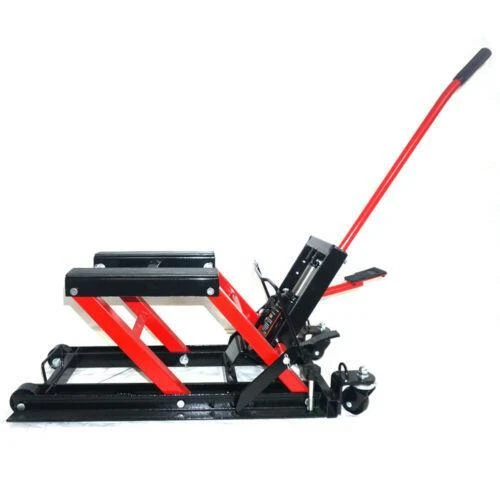 Motorcycle ATV Jack Lift Quad Dirt Street Bike Hoist 1500Lb Steel Lift Stand New