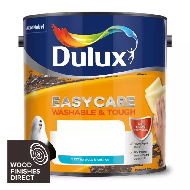 Dulux Easycare Washable and Tough Matt, All sizes & variations, Walls & Ceilings