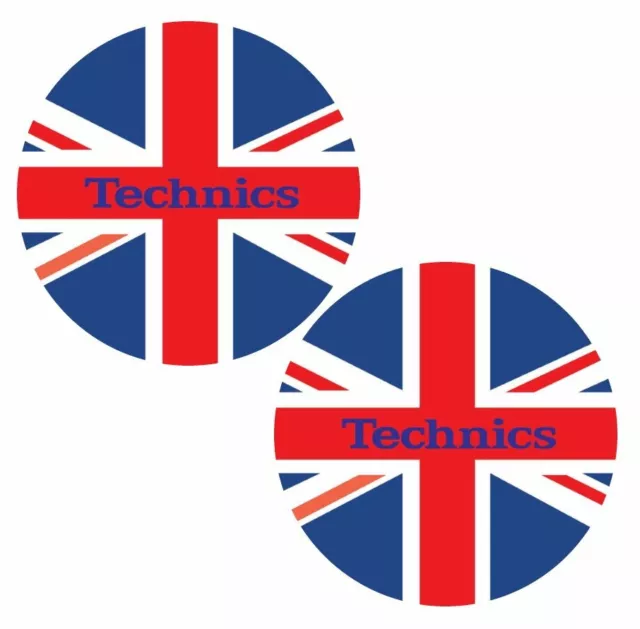 Slipmats DMC Technics Union Jack Flag UK Bandera 1 Par MFL