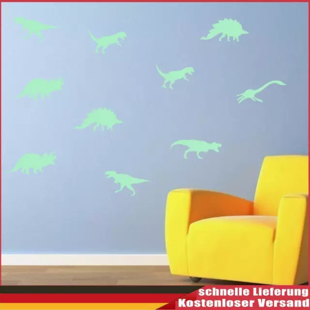 Lushandy Selbstklebende Wandaufkleber Luminous Wall Stickers Glow at Night Versc