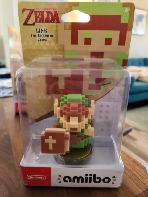 8-bit Link Amiibo (The Legend of Zelda, Nintendo) Figure - 2023 Edition, Sealed