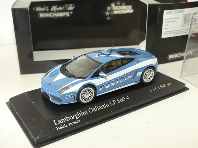 Miniature Minichamps 1/43 Lamborghini Gallardo LP600+ ADAC GT 2011 N°24