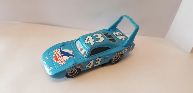 Voiture métal Mattel Cars Disney  MATTEL dinoco the king    9,5 cm Métal