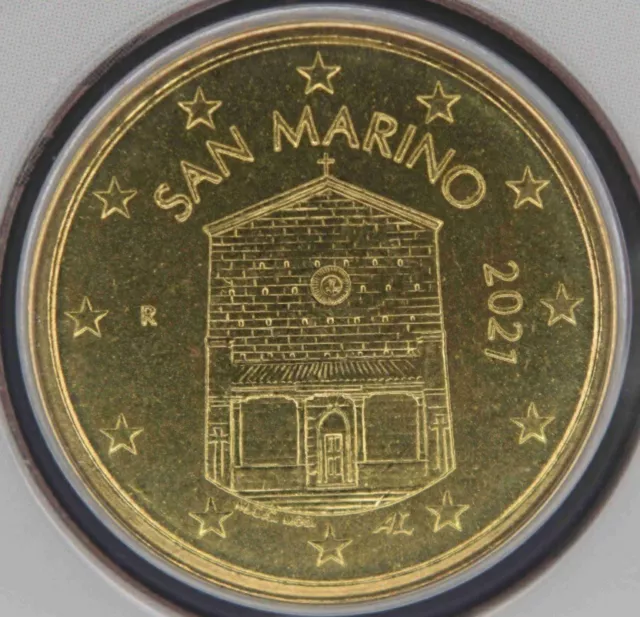 San Marino 10 Cent 2021 aus KMS -Unzirkuliert-