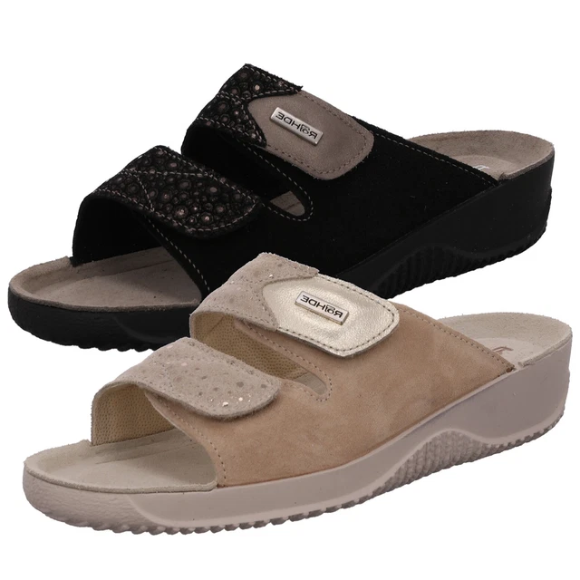 Rohde Mules Femmes Cuir Sabots Soltau-40 1936