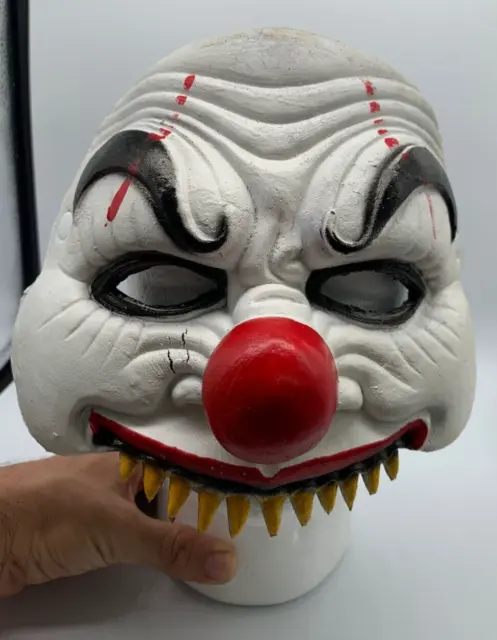 costumes theater face mask evil clown