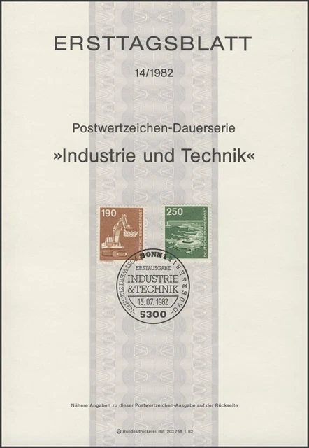 ETB 14/1982 Industrie/Technik Löffelbagger, Flughafen