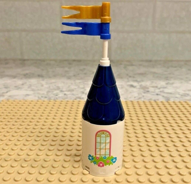 Lego Castle Turret Roof Disney Belville Scala Dollhouse City Paradisa MOC Set