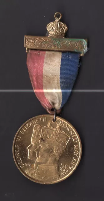 King George V1  Coronation Commemorative Medal 1937 - Borough of Maidstone