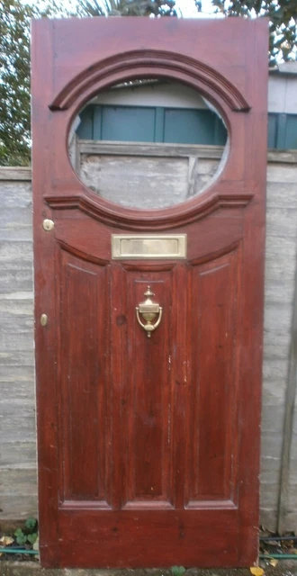 Antique front door 81 1/4" x 33 3/4"