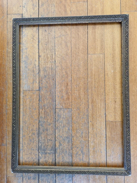 Cadre Ancien En Bois Avec Représentation De Napoléon – 44x31cm (image 38x25cm)