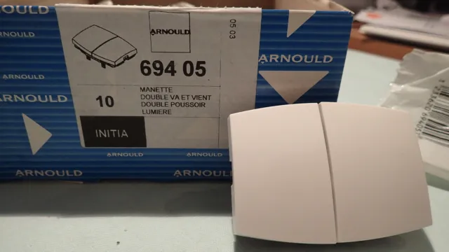 Arnould INITIA - 69405 - Manette Double inter Va et vient Poussoir - A L'UNITE