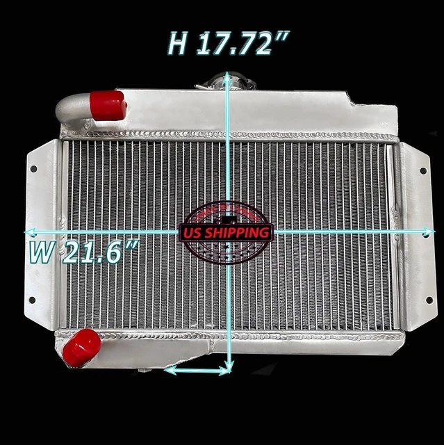 Top-Fill Aluminum Radiator For MGB GT & Roadster 1968-1975 – 2-Row Performance Cooling