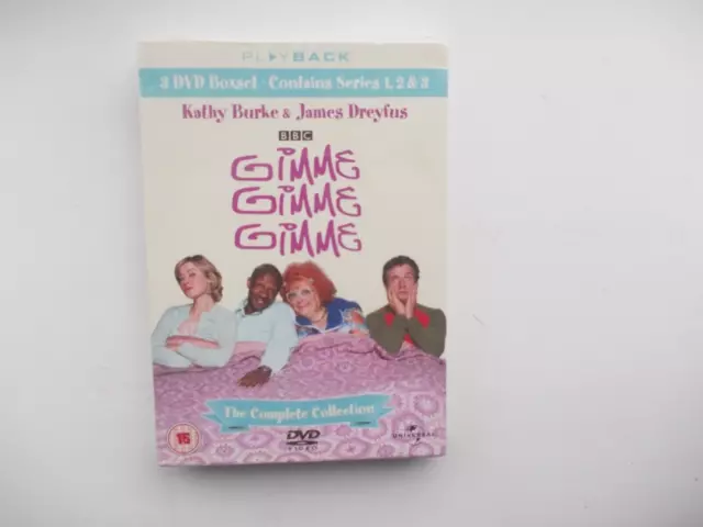 Gimme,Gimme,Gimme - Complete Series 1,2 & 3 (DVD) 3 Discs 9 Hrs+ NEW & SEALED