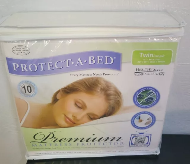 PROTECT-A-BED~ Premium Waterproof Mattress Protector-TWIN