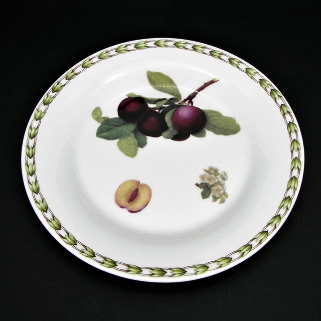 Queens Royal Horticultural Society Hookers Fruit Plum Bread Plate Bone China