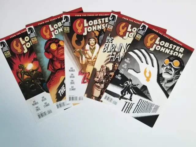 Lobster Johnson the Burning Hand 1-5 (2011 Dark Horse Comics) 1 2 3 4 5 Full Set