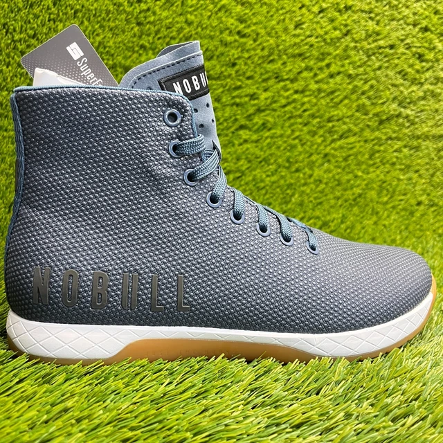 NOBULL HIGH TOP Trainer Dark Grey Geometric Gum Sole Mens 9  display picture 1