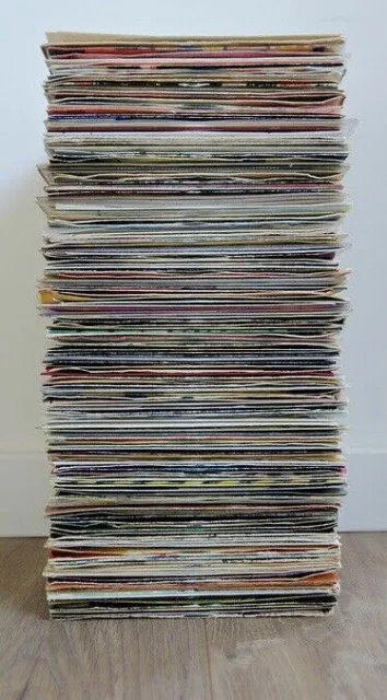 VINYL RECORD JOBLOT / STARTER BOXES 20 x 7” VINYL RECORDS GIFT BOX VARIOUS BOXES