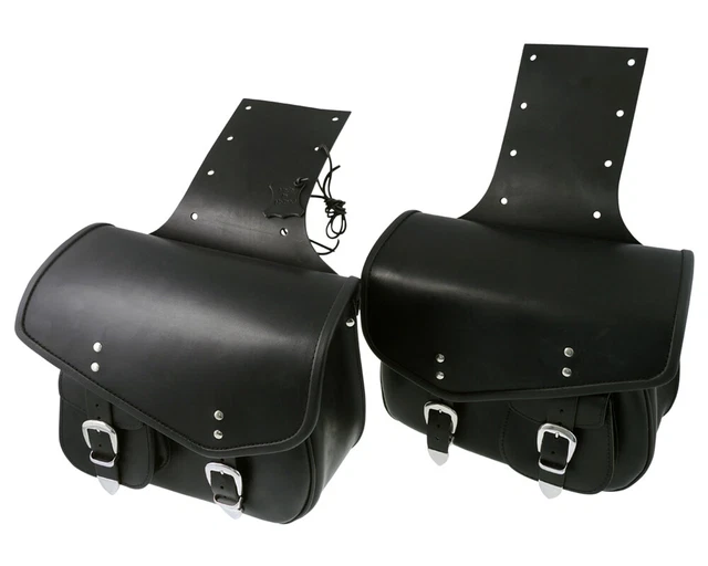 Sacoche de selle Sacoche de rangement moto BOSTON, la paire, dimensions 36x28x14