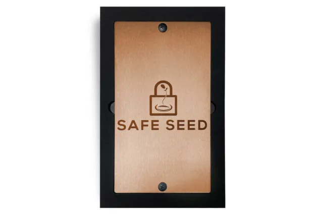 Safe Seed Crypto Recovery Seed Passphrase Cold Storage Metal Book Copper Edition