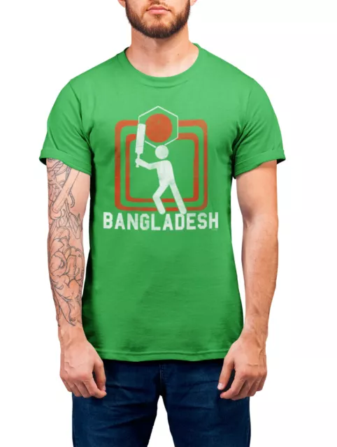 BANGLADESH Cricket World Cup Organic T-Shirt Unisex Square Jersey Top Kit Gift