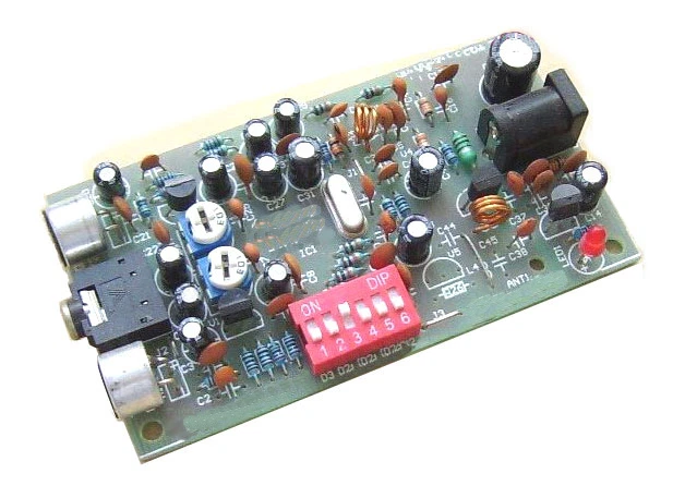 30W FM Transmitter Stereo DDS with RDS and Audio Processing