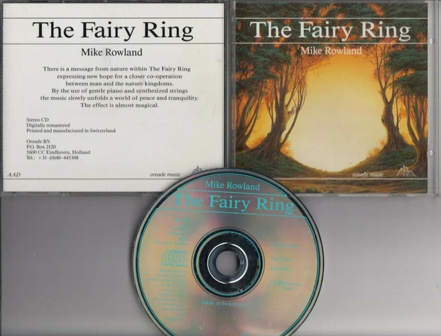 MIKE ROWLAND The Fairy Ring CD SWITZERLAND HOLLAND OREADE NEW AGE NO BARCODE