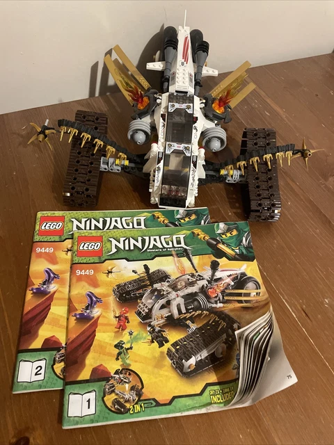 LEGO NINJAGO ULTRA Sonic Raider 9449 Spitta Pythor Jay ZX Zane ZX Cole ...