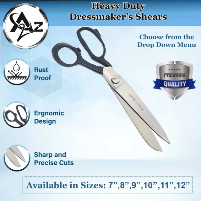 GERMAN Heavy Duty STEEL Upholstery CARPET Shears Tailor Scissors 8