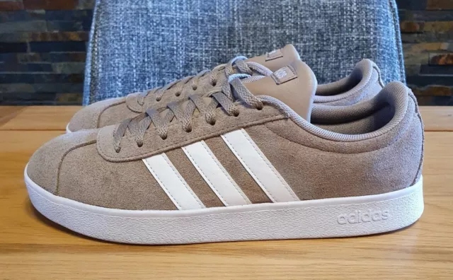 Adidas brown discount 'vl neo' trainers