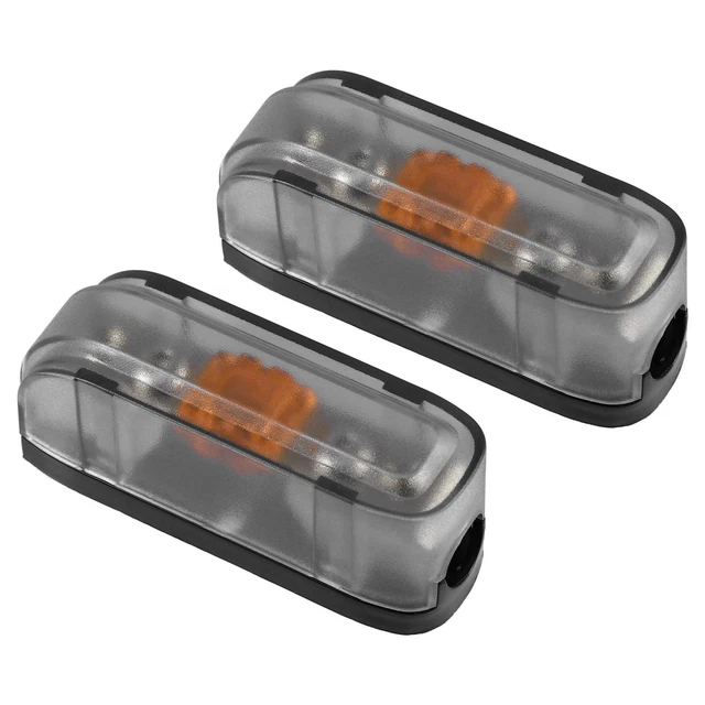 2 pezzi supporto fusibili auto audio 4 8 gauge con fusibile 40 ampere 40A AFS