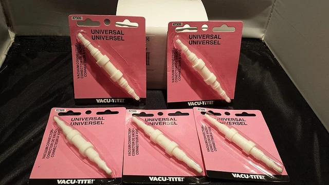 5 Vacu-Tite Universal Vaccum Connector #47309 1/8 to 3/8