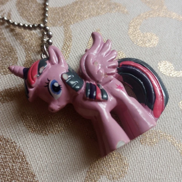 My Little Pony Pendant Necklace 28" Ball Chain Pink 2014 Hasbro MLP Hot Topic