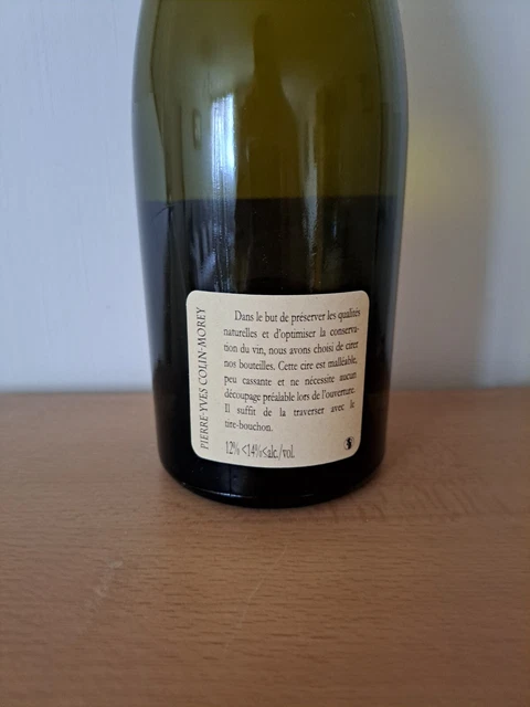 RARE PIERRE YVES COLIN MOREY SANTENAY 1er CRU LA COMME 2014 BLANC 2