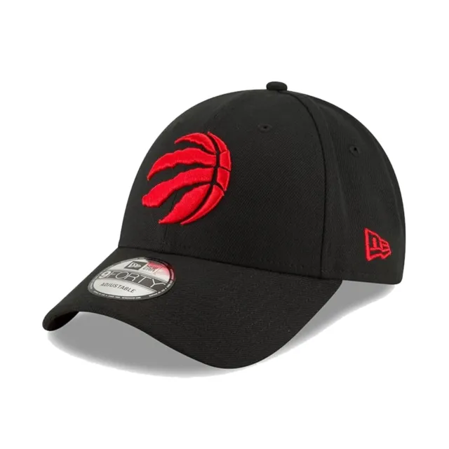 New Era Cap Men's Toronto Raptors Team Basic Black 9FORTY Adjustable Hat