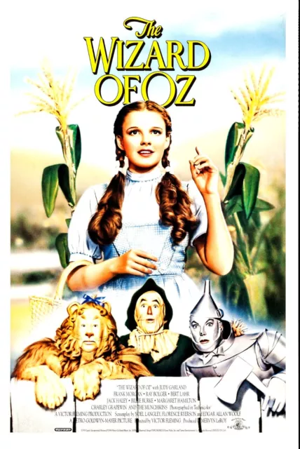 Hogar Pared Arte Estampado - Vintage Película Póster - The Mago De OZ - A4,A3,A2