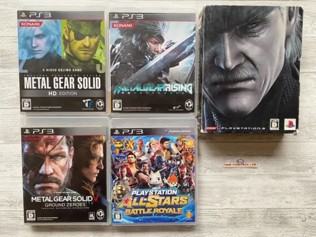 SONY PS3 Metal Gear Solid HD Edition & Rising & 4 & V & Battle Royale from Japan