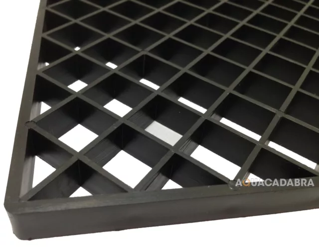 1 X Diamond Cut Filter Grids Egg Crate Fish Coral Aquarium Marine Tank Koi Pond