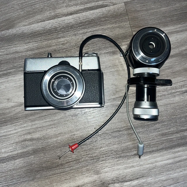ZEISS IKON MICROSCOPE Camera C35 & Adapter Contarex 35mm Universal Lens