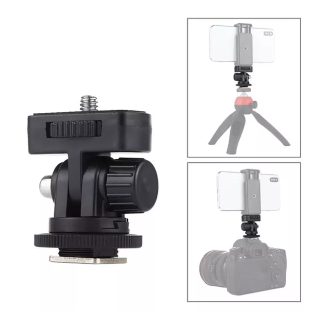 1/4 Inch Screw Thread Cold Shoe Tripod Mount Adapter Camera Mount Adapter Cam ZT