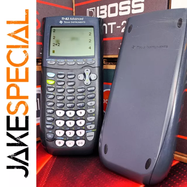 TI 82 Advanced Calculator Operational - Dead Line of Pixels and Casing Wear